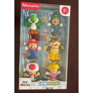 Fisher Price Little People My Mario Bros Figures Nintendo NEW in Sealed Box